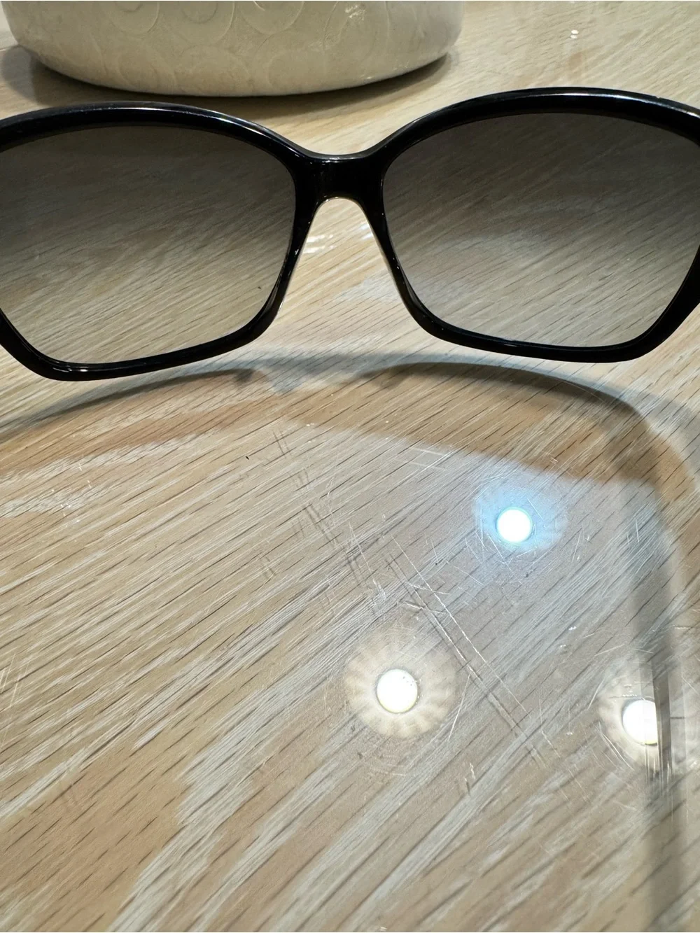 Coach hard sunglasses